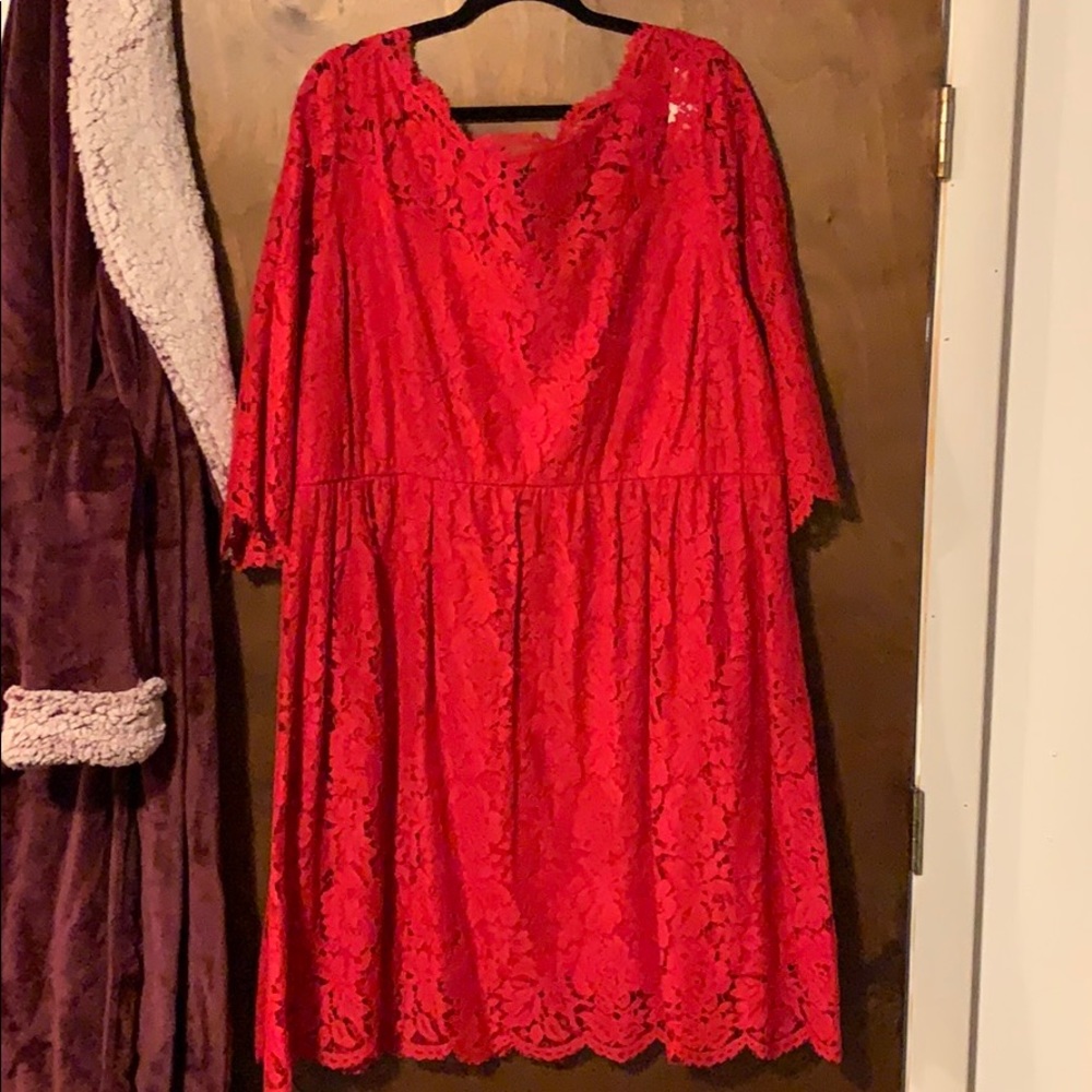 Red dress